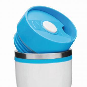 Колба двустенная ARABICA, голубая, белая NTEU7-94089