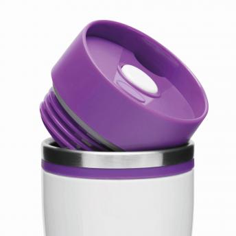 Колба двустенная ARABICA, liliacc, белая NTEU7-94091