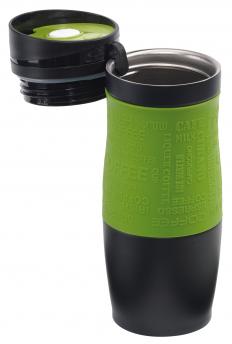 Термокружка GOLDEN DREAM, черная, светло-зеленая NTEU7-94093