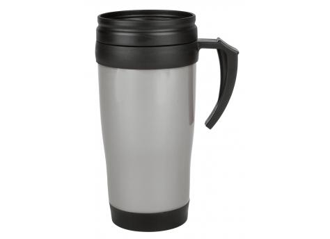 Кружка дорожная двустенная WARM-UP, серая NTEU7-165828