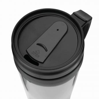 Кружка дорожная двустенная WARM-UP, серая NTEU7-165828