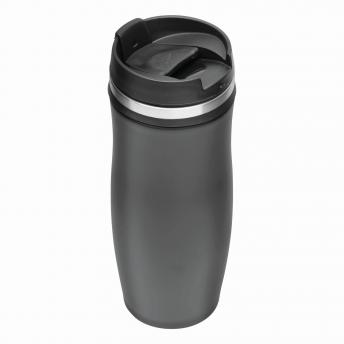 Кружка дорожная двустенная DARK CREMA, черная NTEU7-94108