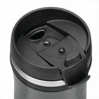 Кружка дорожная двустенная DARK CREMA, черная NTEU7-94108