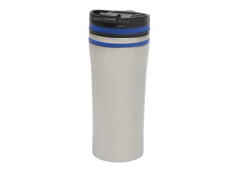 Кружка дорожная двустенная LIBERICA, синий, серебристый NTEU7-94124