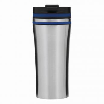 Кружка дорожная двустенная LIBERICA, синий, серебристый NTEU7-94124