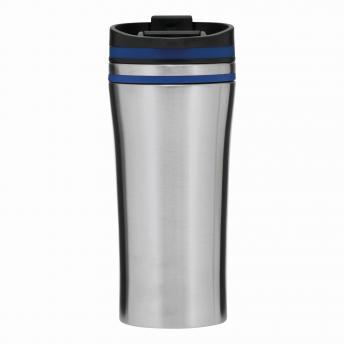Кружка дорожная двустенная LIBERICA, синий, серебристый NTEU7-94124