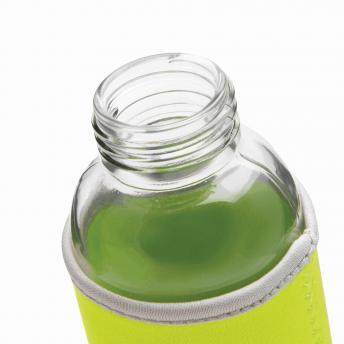 Стеклянная бутылка TAKE WELL, яблочно-зеленая, прозрачная NTEU7-93269