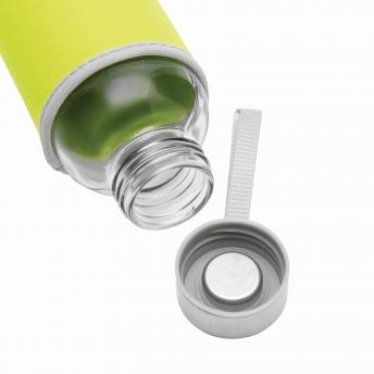 Стеклянная бутылка TAKE WELL, яблочно-зеленая, прозрачная NTEU7-93269