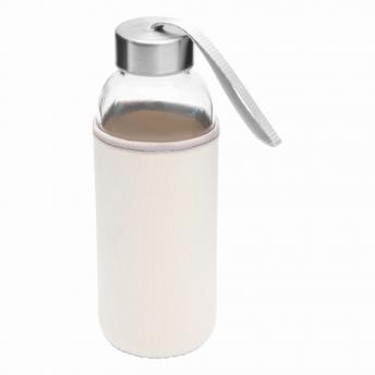 Стеклянная бутылка "Хорошо" белая NTEU7-93279