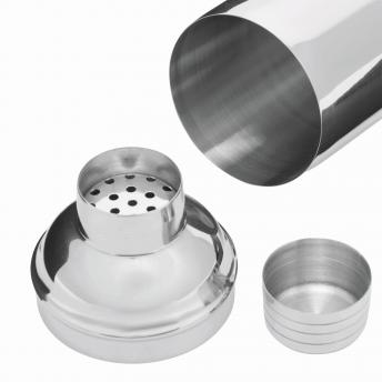 Шейкер для коктейлей HAPPY HOUR, серебристый NTEU7-93478