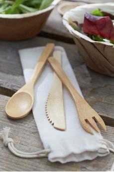 Набор столовых приборов из бамбука NATURAL TRIP NTEU7-93240