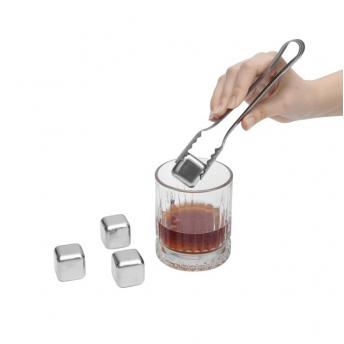 Набор кубиков льда COOLING CUBES в бархатном мешочке, черный, серебристый NTEU7-165798