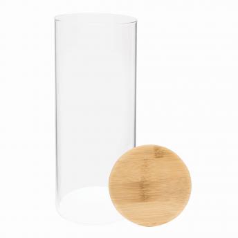 Стеклянная банка для хранения ECO STORAGE, ок. 850 мл, коричневый, прозрачный NTEU7-165890