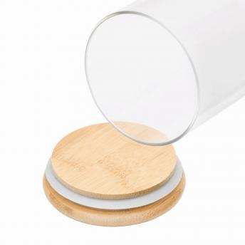 Стеклянная банка для хранения ECO STORAGE, ок. 850 мл, коричневый, прозрачный NTEU7-165890