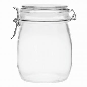 Стеклянная банка для хранения CLICKY, ок. 750 мл, прозрачный NTEU7-165895