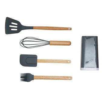 Набор кухонных принадлежностей из 5 предметов COOKING TOOLS, серый NTEU7-310040