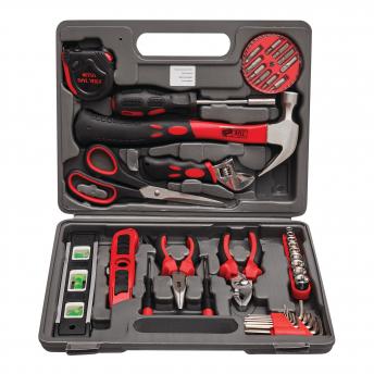 Набор инструментов MASTERKIT, 42 предмета, черный, красный NTEU7-93440