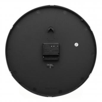 Радиоуправляемые настенные часы URANUS, серебристые, белые NTEU7-310056