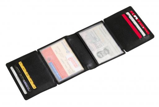 Кошелек для кредитных карт WALL STREET, черный NTEU7-93790