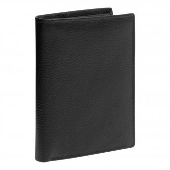 Кошелек из натуральной кожи TRAPANI, черный NTEU7-94287