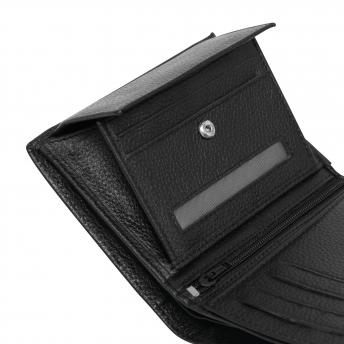 Кошелек из натуральной кожи TRAPANI, черный NTEU7-94287