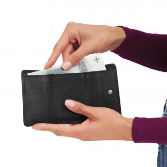 Кошелек CLUB, натуральная кожа, черный NTEU7-93791