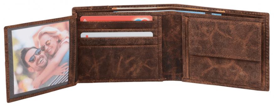 Кошелек из натуральной кожи WILDERNESS, коричневый NTEU7-93575
