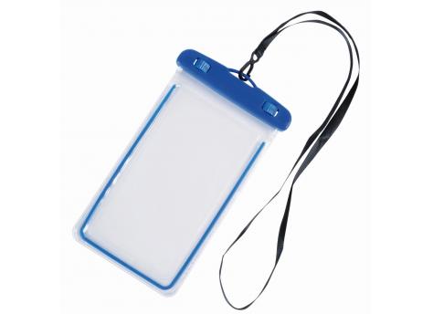 Сумка для телефона DIVER, брызгозащищенная, синяя, прозрачная NTEU7-94304