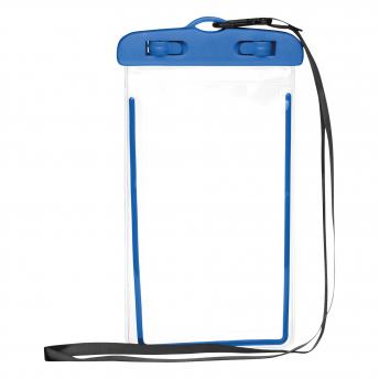 Сумка для телефона DIVER, брызгозащищенная, синяя, прозрачная NTEU7-94304