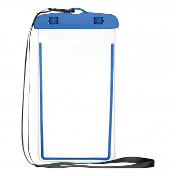 Сумка для телефона DIVER, брызгозащищенная, синяя, прозрачная NTEU7-94304