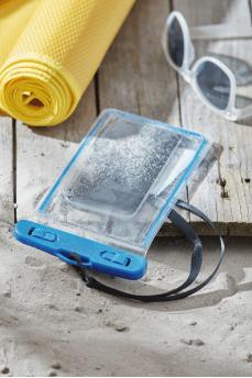 Сумка для телефона DIVER, брызгозащищенная, синяя, прозрачная NTEU7-94304