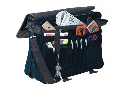Сумка для документов AVANTI, черная, синяя NTEU7-93002