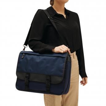 Сумка для документов AVANTI, черная, синяя NTEU7-93002