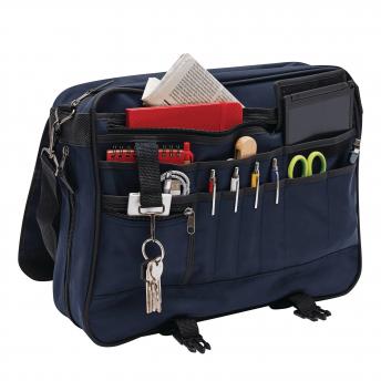 Сумка для документов AVANTI, черная, синяя NTEU7-93002