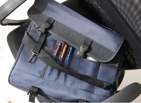 Сумка для документов AVANTI, черная, синяя NTEU7-93002