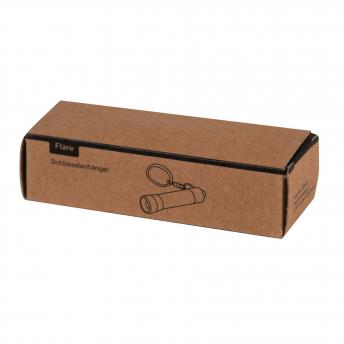 Брелок для ключей FLARE, черный, серебристый NTEU7-94363