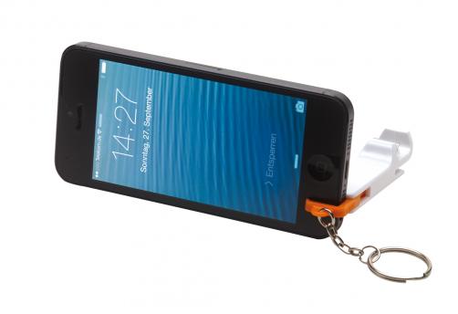 Брелок DOUBLE OPEN, оранжевый, белый NTEU7-94404