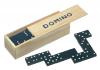 Классическая игра в домино DOMINO, цвет черный, дерево NTEU7-95135