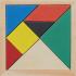 Деревянная головоломка TANGRAM BASE, цветная NTEU7-537999