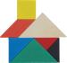 Деревянная головоломка TANGRAM BASE, цветная NTEU7-537999