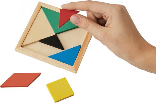 Деревянная головоломка TANGRAM BASE, цветная NTEU7-537999