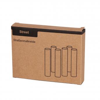 6 штук цветных мелков STREET, цветные NTEU7-93212