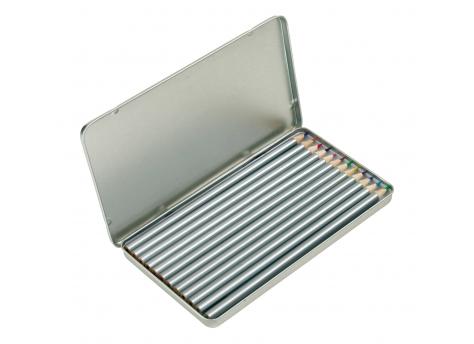 Набор цветных карандашей SILVERSTAR, серебро NTEU7-92930