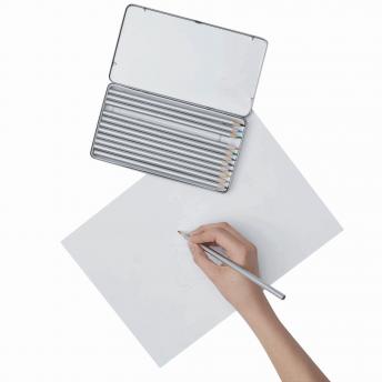 Набор цветных карандашей SILVERSTAR, серебро NTEU7-92930