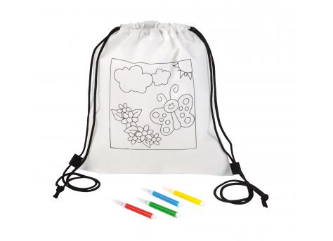 Рюкзак для раскрашивания COLORFUL HOBBY, белый NTEU7-93585
