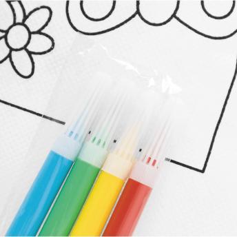 Рюкзак для раскрашивания COLORFUL HOBBY, белый NTEU7-93585