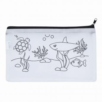 Пенал COLORFUL SCHOOL, белый NTEU7-92918