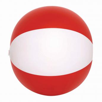 Надувной пляжный мяч ATLANTIC, красный, белый NTEU7-94473