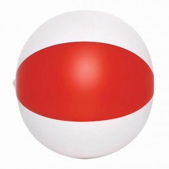 Надувной пляжный мяч ATLANTIC, красный, белый NTEU7-94473
