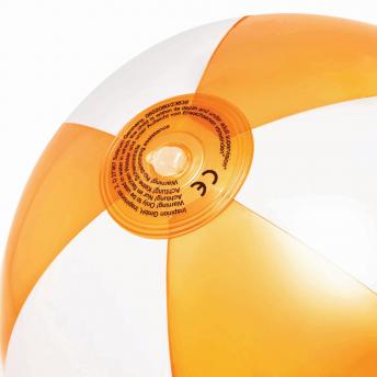 Надувной пляжный мяч ATLANTIC, оранжевый, белый NTEU7-94476